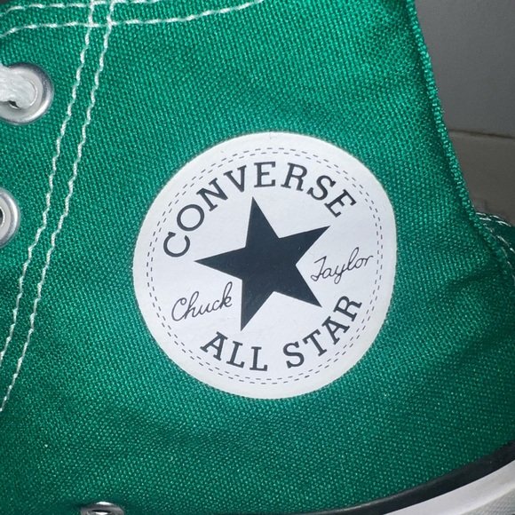 Converse Chuck Taylor Green High-Tops - Picture 4 of 6